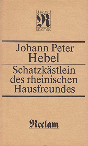 Schatzkästlein des rheinischen Hausfreundes. Kritische Gesamtausgabe