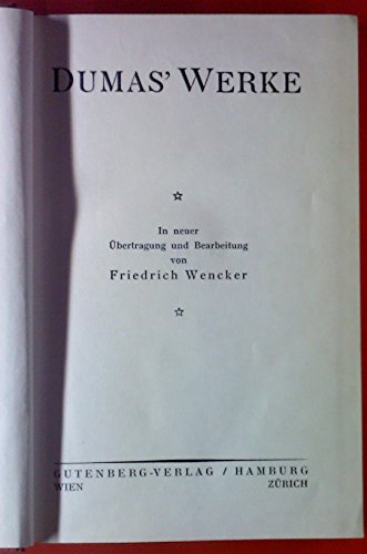 Dumas Werke