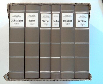 Deutsche Hausbibliothek: 6 Bände. Erzählungen, Sagen, Märchen, Lieder, Balladen, Gedichte