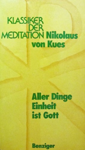 Aller Dinge Einheit ist Gott