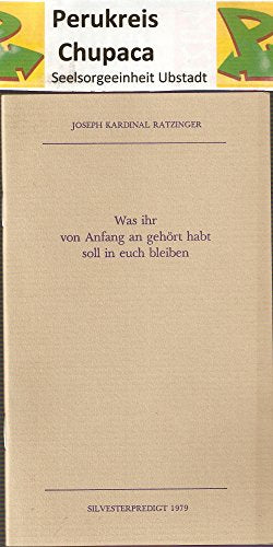 Silvesterpredigt 1979