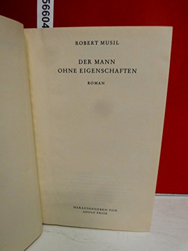 Der Mann ohne Eigenschaften