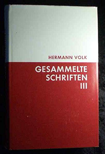 Gesammelte Schriften, Band 3.
