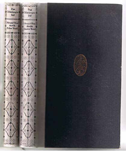 Das Nibelungenlied Alt- und Neudeutsch - 2 Bände (Paralleldruck)