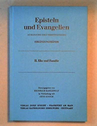 Episteln und Evangelien Auslegung und Verkündigung Ergänzungsbände
