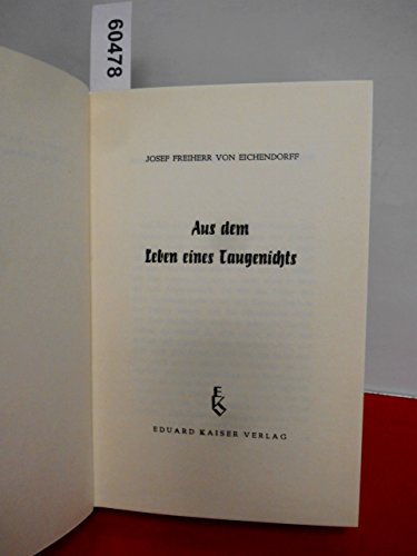 Aus dem Leben eines Taugenichts (Buchausstattung und Illustrationen Karl Bauer)