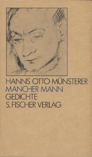 Mancher Mann. Gedichte.