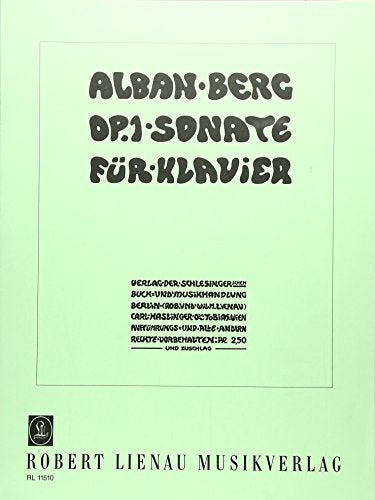Sonate: op. 1. piano.