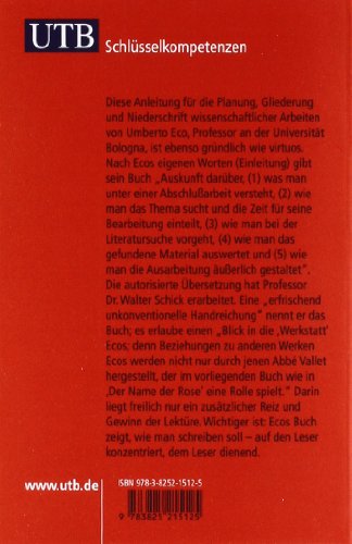 Wie man eine wissenschaftliche Abschlußarbeit schreibt