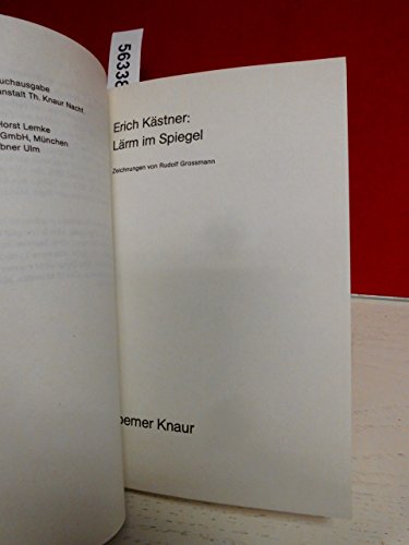 Lärm im Spiegel. Gedichte.