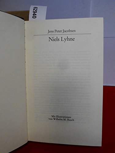 Niels Lyhne. mit Illustrationen von W. M. Busch.