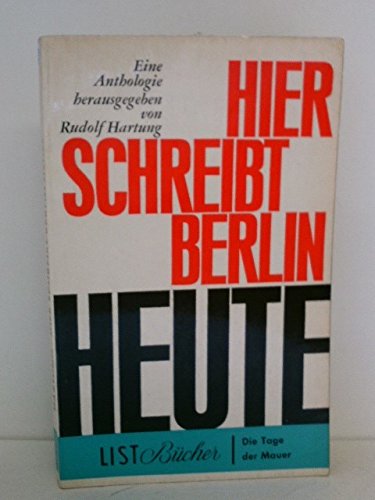 Hier schreibt Berlin heute.