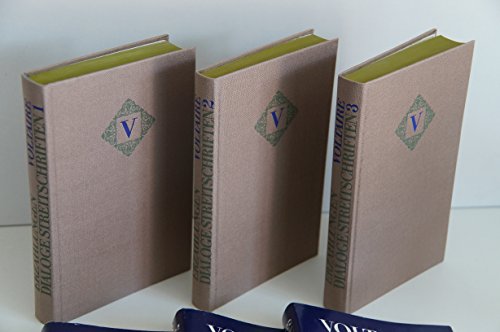 Voltaire. Erzählungen, Dialoge, Streitschriften. Band 1, 2 und 3 komplett. Ledereinband!