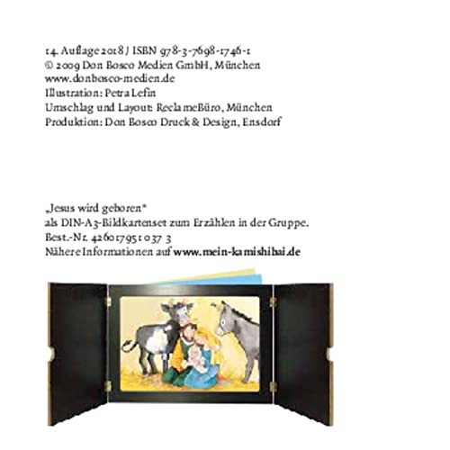 Jesus wird geboren. Mini-Bilderbuch.: Don Bosco Minis: Kinderbibelgeschichten.