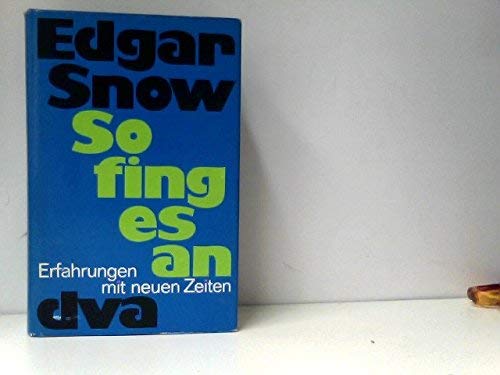 So fing es an. Erfahrungen mit neuen Zeiten