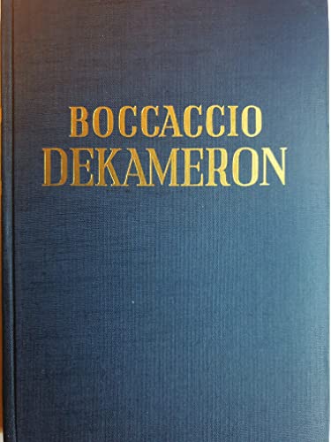 BOCCACCIO,G., Das Dekameron. M. Ill. a. Taf. v. P. Krellenberg. Lübeck (1956). 367 S.