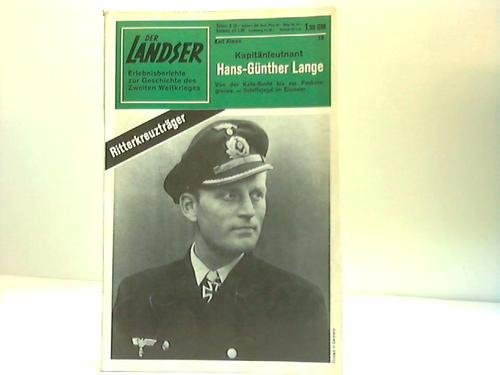 Kapitänleutnant Hans-Günther Lange