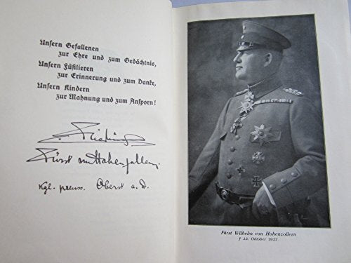 Die Hohenzollernfüsiliere im Weltkrieg 1914-1918.