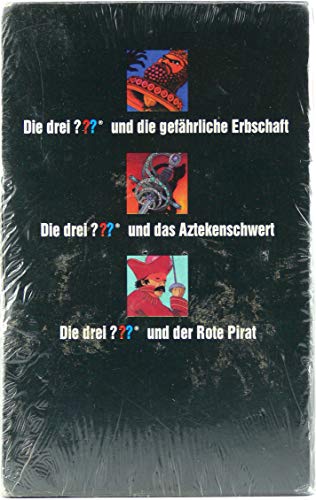 Die drei ???. Die drei ??? und der Rote Pirat. Die drei ??? und die gefährliche Erbschaft. Die drei ??? und das Aztekenschwert. Drei Bände im Schuber.