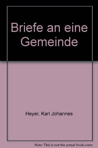 Briefe an eine Gemeinde