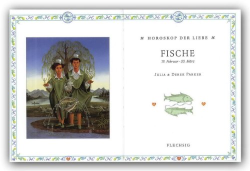 Horoskop der Liebe - FISCHE - Ein kleines, bibliophiles STERNZEICHEN-Büchlein von FLECHSIG