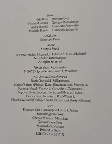 Cucina Italiana - Das große Buch der Italienischen Küche