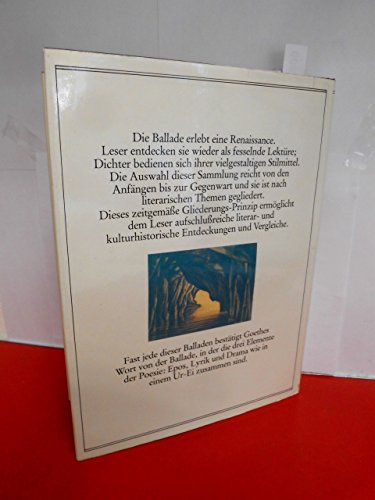Das Buch der Balladen : Balladen u. Romanzen von d. Anfängen bis zur Gegenwart. hrsg. von Walter Hansen. Mit Bildern von Alfred Bast