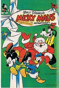 Micky Maus 1951 Nr. 4, Dezember 1951. Reprint, Das bunte Monatsheft. Comic-Heft,