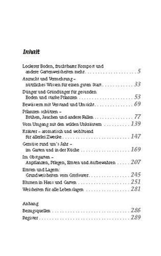 Was Großvater noch wusste: Bewährte Gartentipps amüsant und heiter