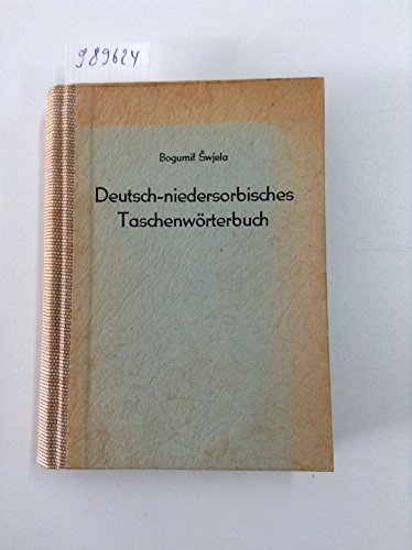 Deutsch-niedersorbisches Taschenwörterbuch.