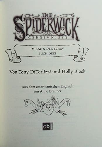 Die Spiderwick Geheimnisse, Bd. 3. Im Bann der Elfen.