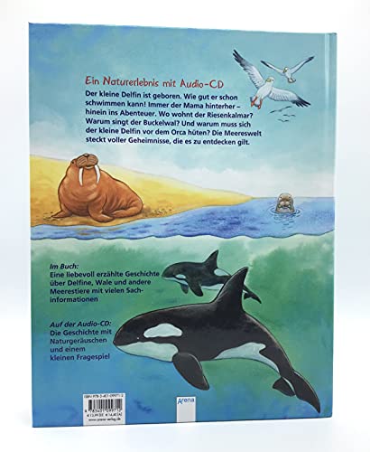 Der kleine Delfin und seine Freunde im Meer: Sachbilderbuch über Umwelt, Natur und Tiere mit Hörspiel für Kindergarten und Grundschule: Eine Geschichte mit vielen Sachinformationen
