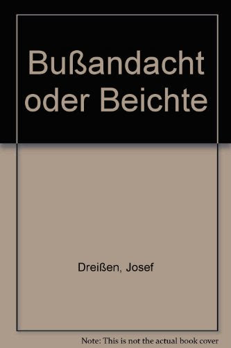 Bußandacht oder Beichte