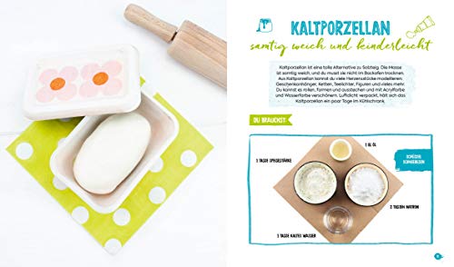 Einfach nachhaltig basteln – umweltfreundliche Kreativprojekte für die ganze Familie: DIY-Ideen und Rezepte für Bastelkleber, Salzteig, Knete und Co. – Lebe nachhaltig!