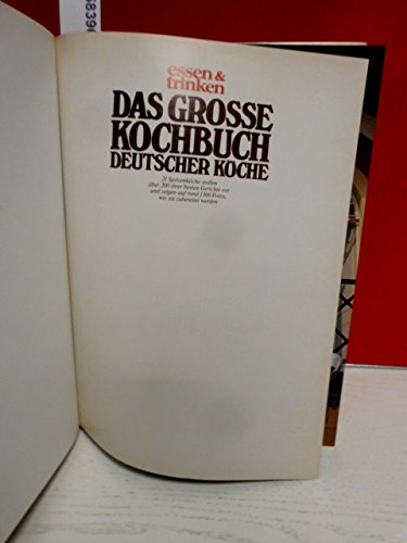 Das grosse Kochbuch Deutscher Köche