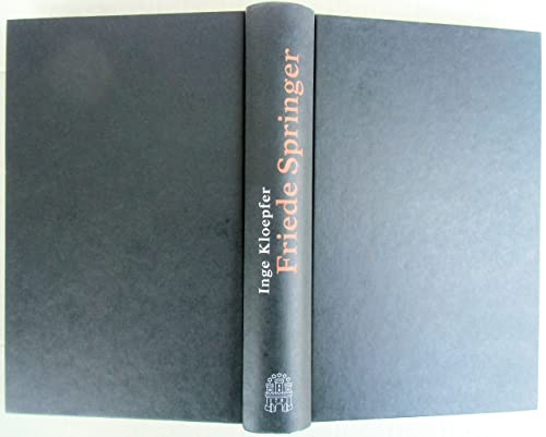 Friede Springer: Die Biografie