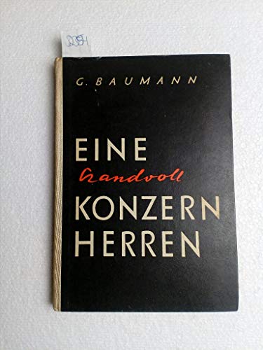 Eine Handvoll Konzernherren