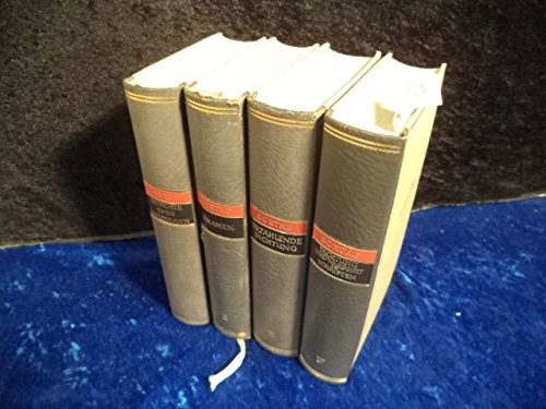 GOETHES WERKE Werkausgabe in 4 Bänden* Band 1: Gedichte, Epen, Reflexionen; Band 2: Dramen; Band 3: Erzählende Dichtung; Band 4: Dichtung und Wahrheit, Schriften
