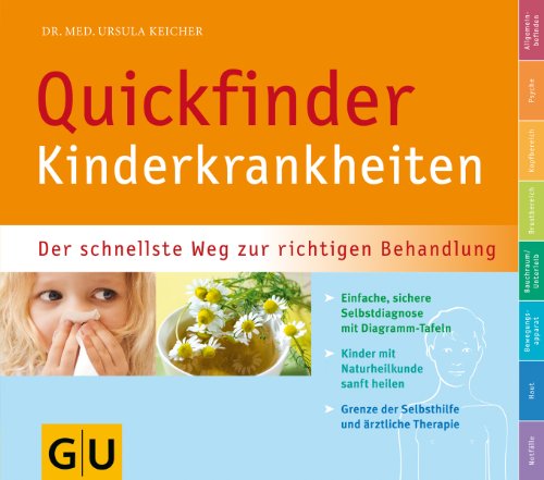 Quickfinder Kinderkrankheiten: Der schnellste Weg zur richtigen Behandlung. Einfache, sichere Selbstdiagnose mit Diagramm-Tafeln. Kinder mit ... (GU Quickfinder Partnerschaft & Familie)