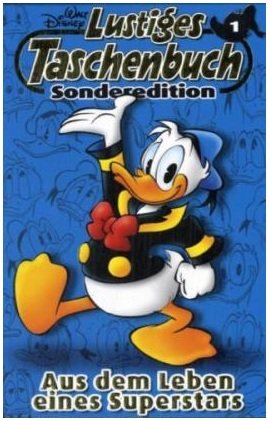 Lustiges Taschenbuch LTB Sonderedition - Donald Duck 75 Jahre Spass - Band Nr. 1 blau - Aus dem Leben eines Superstars