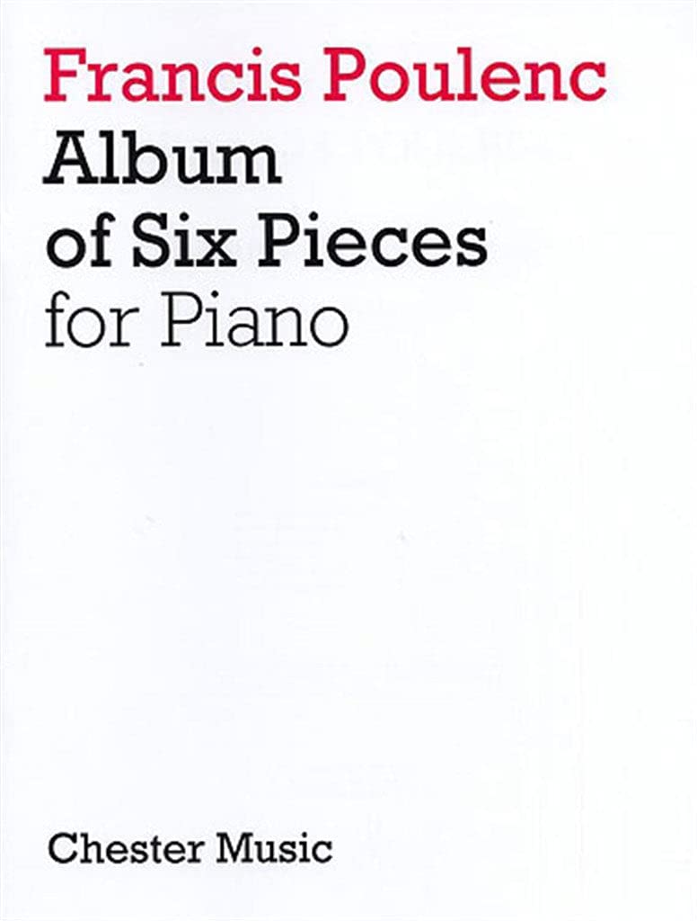 Album of 6 Pieces -For Piano-: Noten für Klavier: Album of Six Pieces