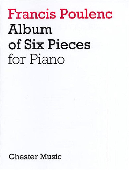 Album of 6 Pieces -For Piano-: Noten für Klavier: Album of Six Pieces