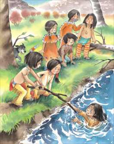 Indianerkind Kleiner Adler: Oder Das ist zu gefährlich - das machen wir nicht. Buch mit indianischem Brustbeutel