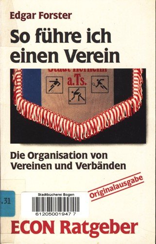 So führe ich einen Verein