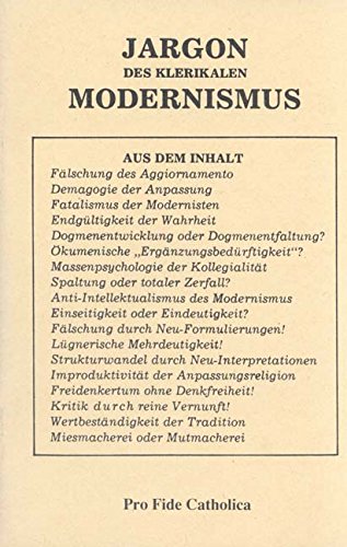 Jargon des klerikalen Modernismus