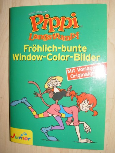 Astrid Lindgren's Pippi Langstrumpf: Fröhlich-bunte Window-Color-Bilder