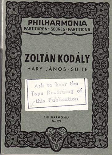 Háry János-Suite für großes Orchester