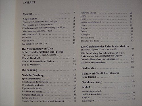 Ein ganz besonderer Saft. Urin von Thomas. Carmen (1993) Gebundene Ausgabe