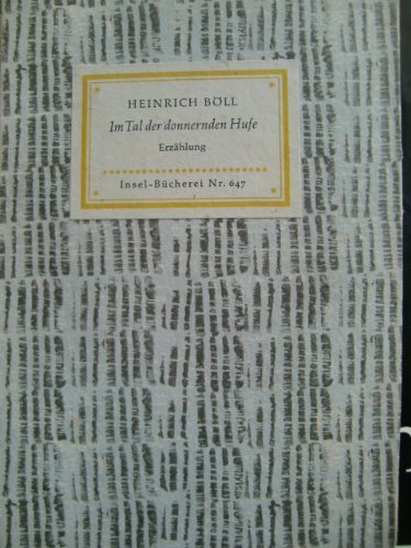 Im Tal der donnernden Hufe, Erzählung, Insel-Bücherei Nr. 647,