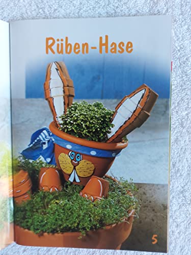 TonTopfTräume: Lustige Ideen aus Tontöpfen mit Holzteilen und Farbe verziert